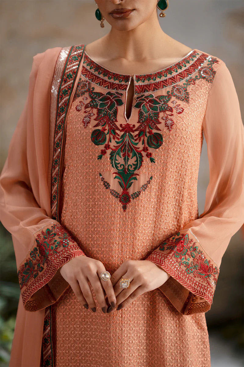 Maryum N Maria - 3-Piece-Embroiderd-Chiffon OMISHA