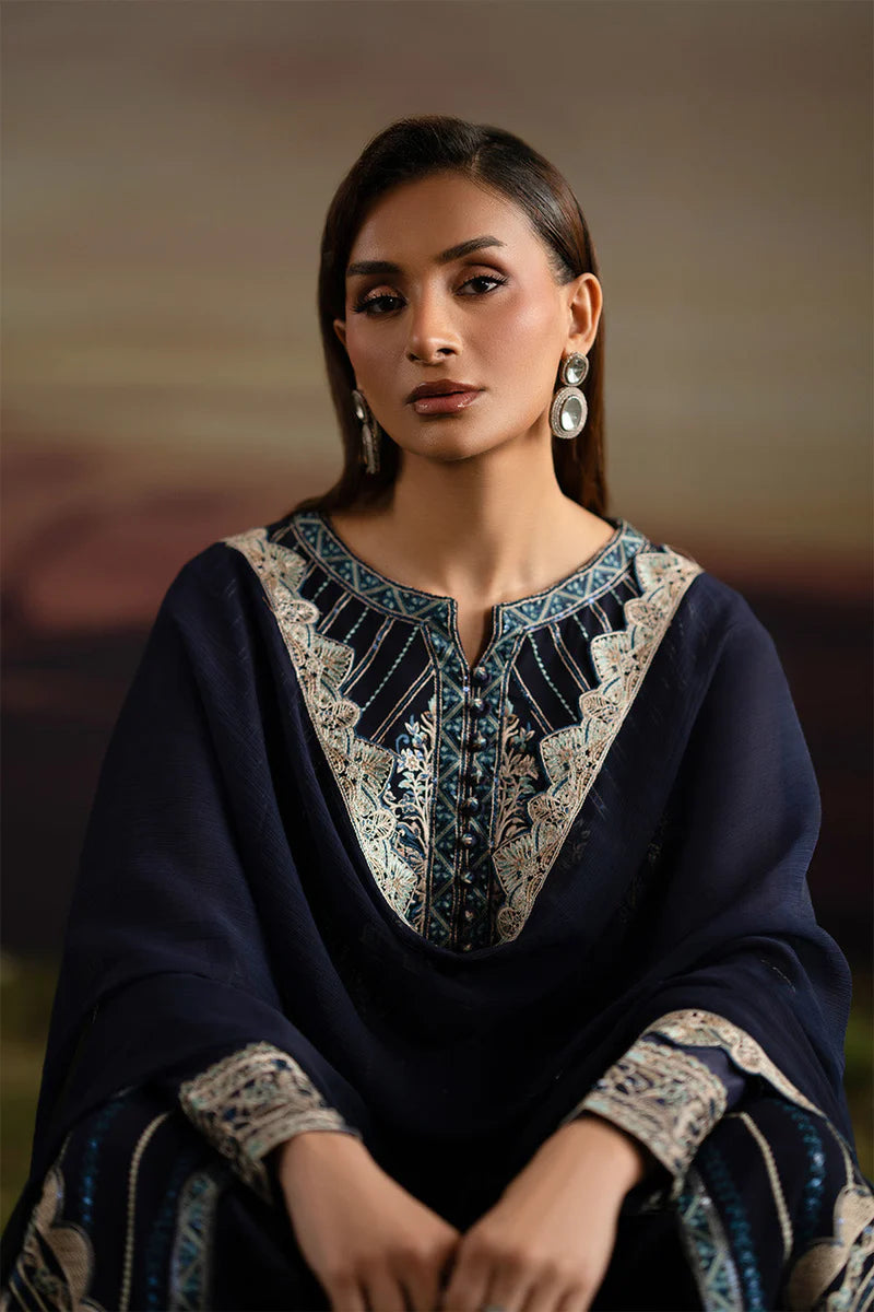 Maryum N Maria - 3-Piece-Embroiderd-Chiffon INDU