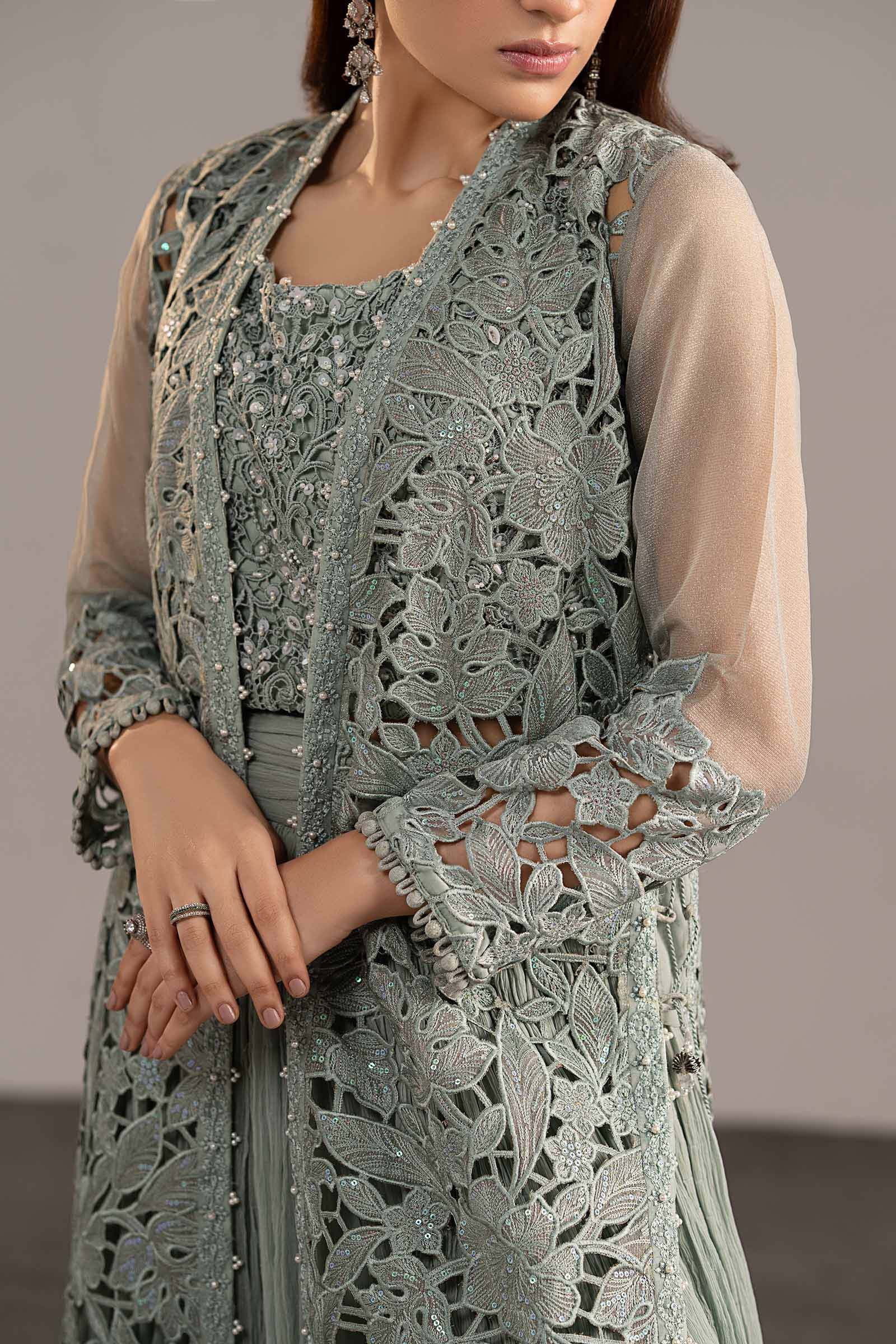 Maria.B. - Embroidered Zari Organza Suit
