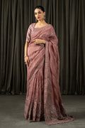 Maria.B. - Embroidered Organza Saree