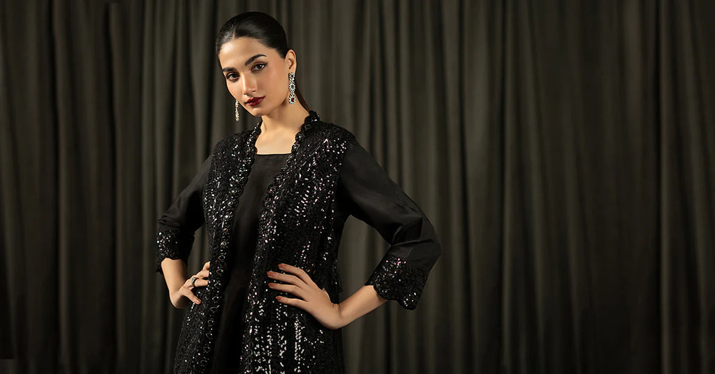Maria.B. - 3 Piece Embroidered Organza Suit