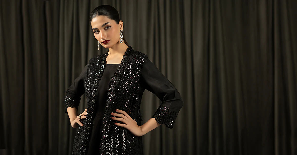 Maria.B. - 3 Piece Embroidered Organza Suit