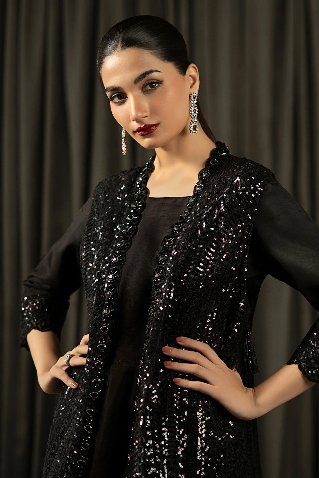 Maria.B. - 3 Piece Embroidered Organza Suit