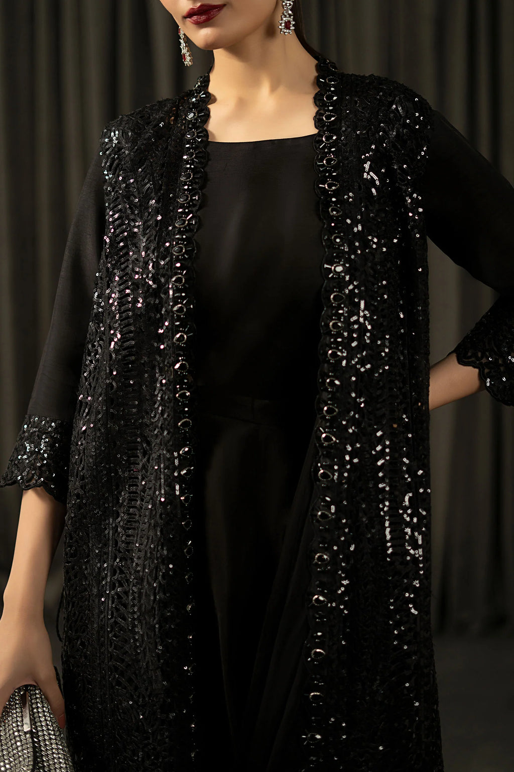 Maria.B. - 3 Piece Embroidered Organza Suit
