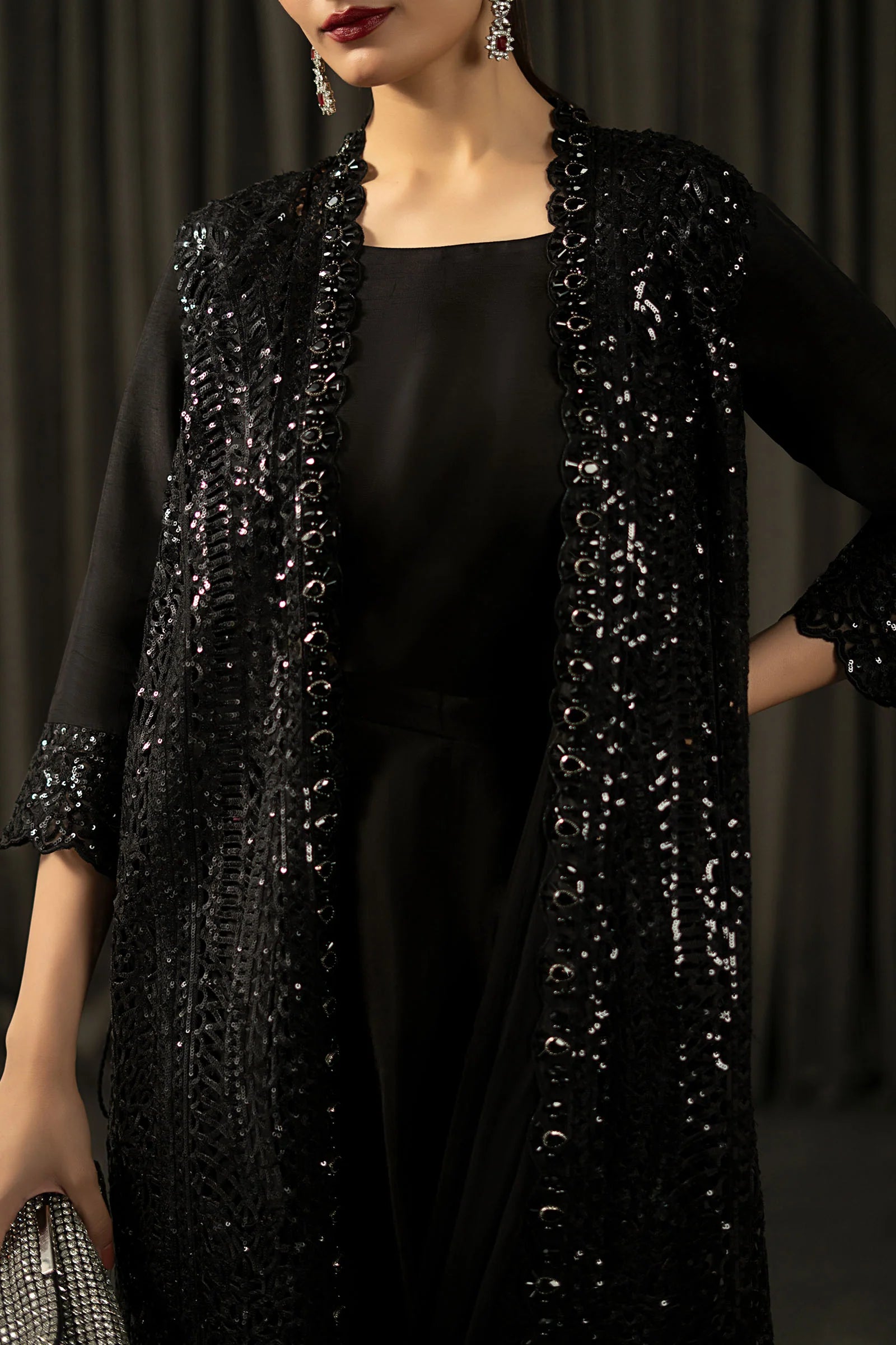 Maria.B. - 3 Piece Embroidered Organza Suit