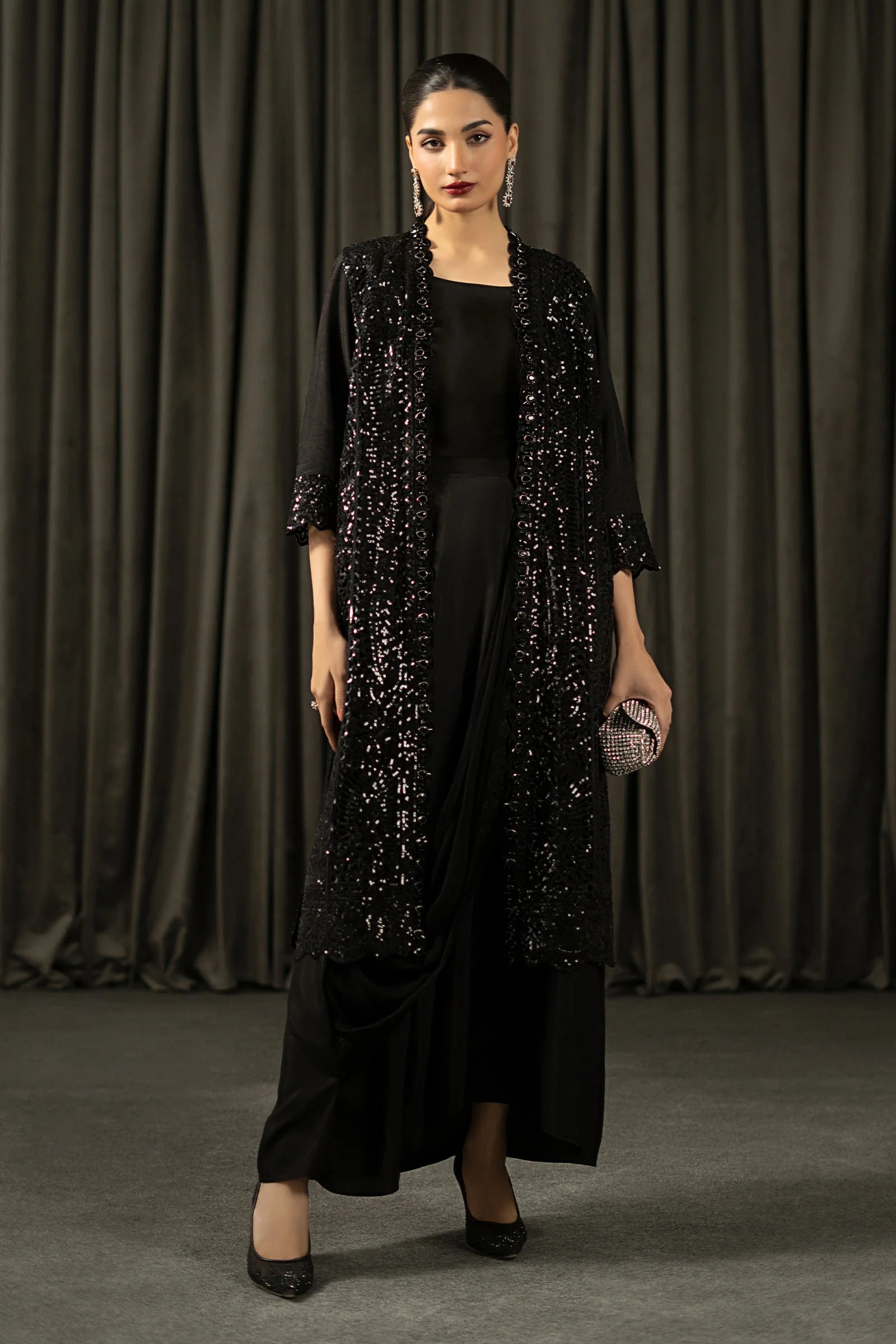Maria.B. - 3 Piece Embroidered Organza Suit