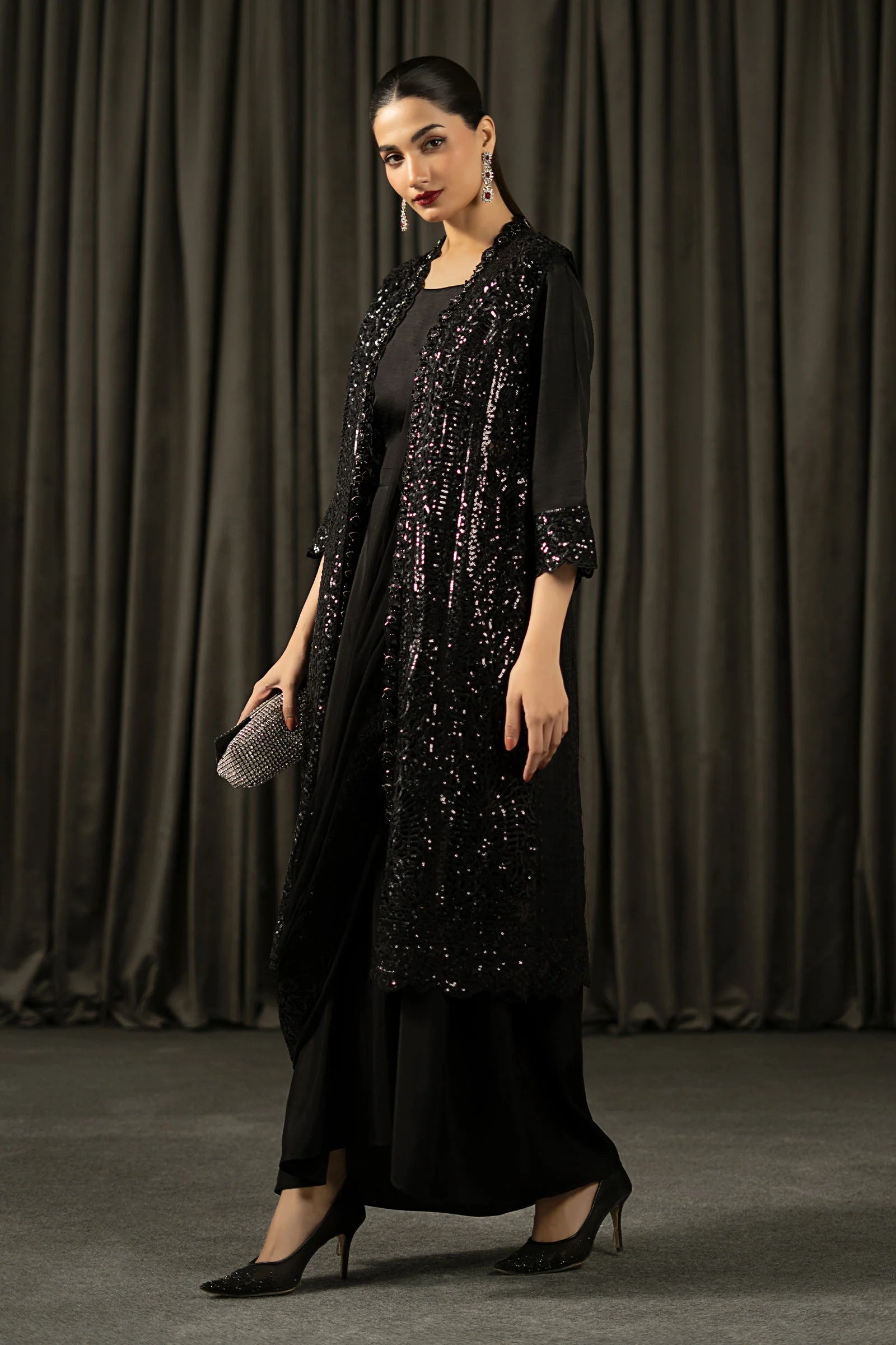 Maria.B. - 3 Piece Embroidered Organza Suit