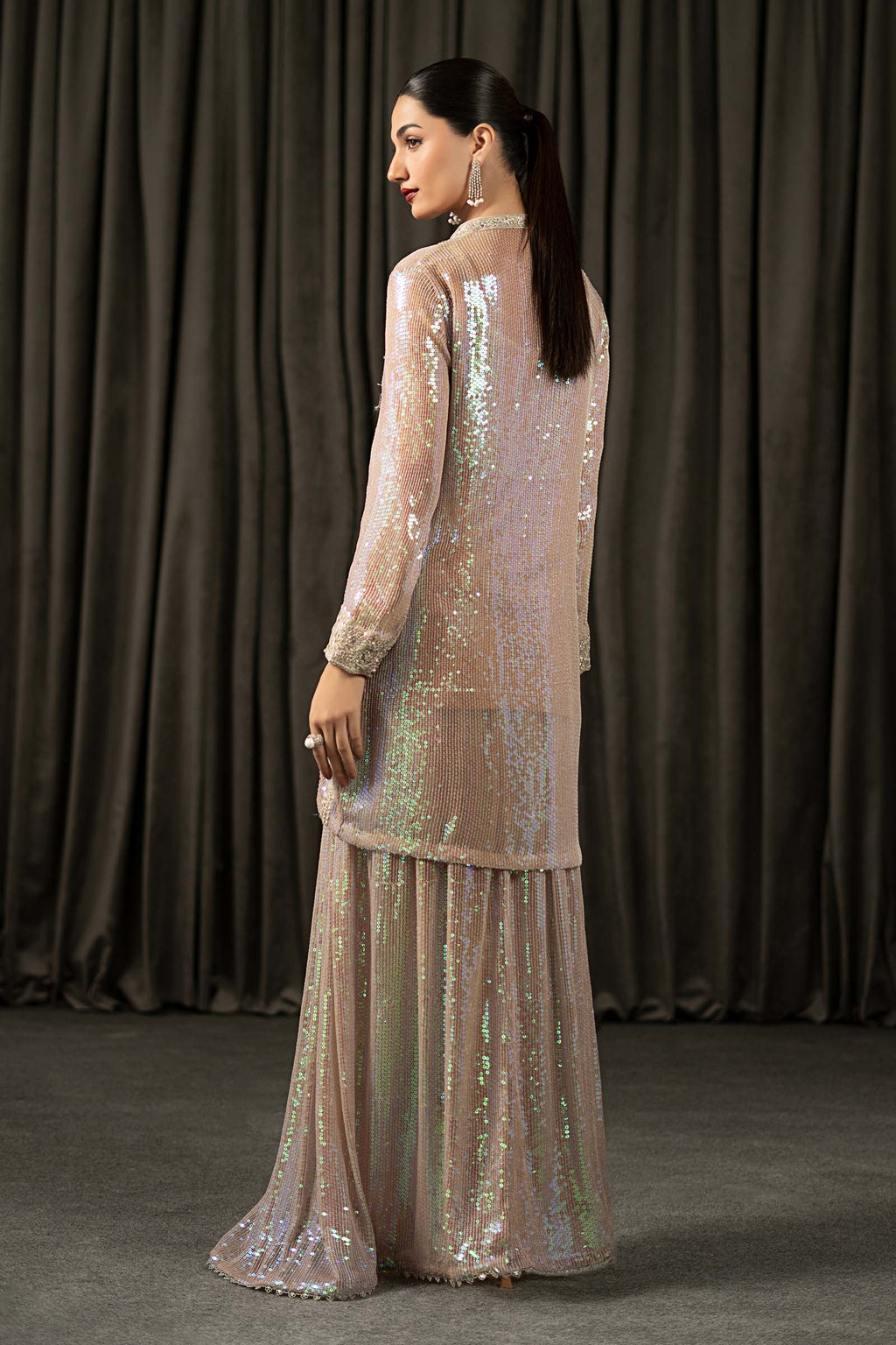 Maria.B. - 3 Piece Embroidered Bamberg Chiffon Suit
