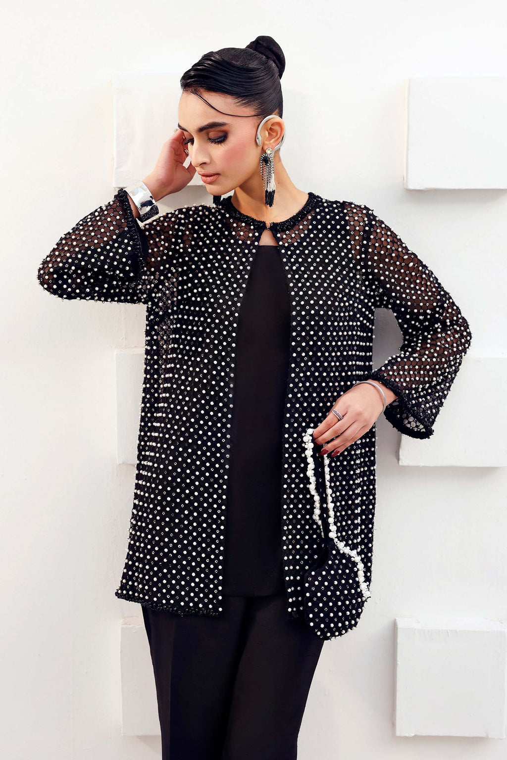 Maria.B. - Embroidered Organza Suit