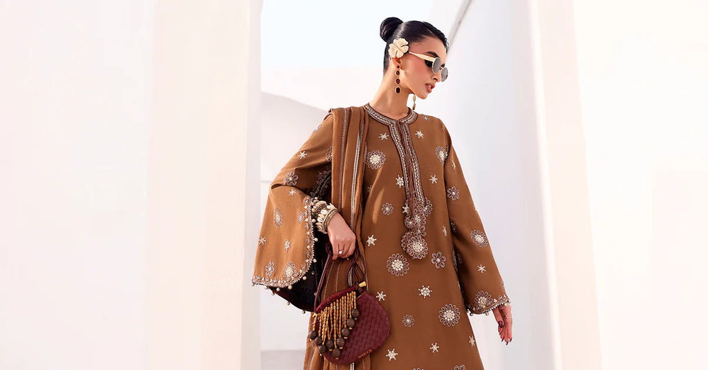 Maria.B. - Embroidered Tissue Staple Suit