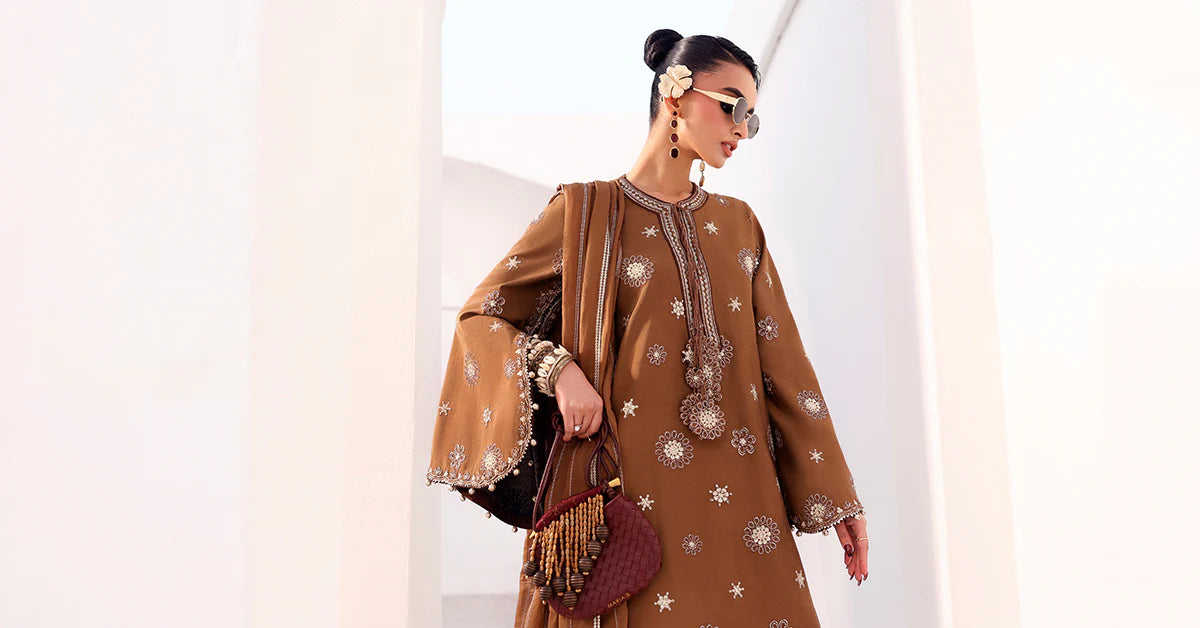 Maria.B. - Embroidered Tissue Staple Suit