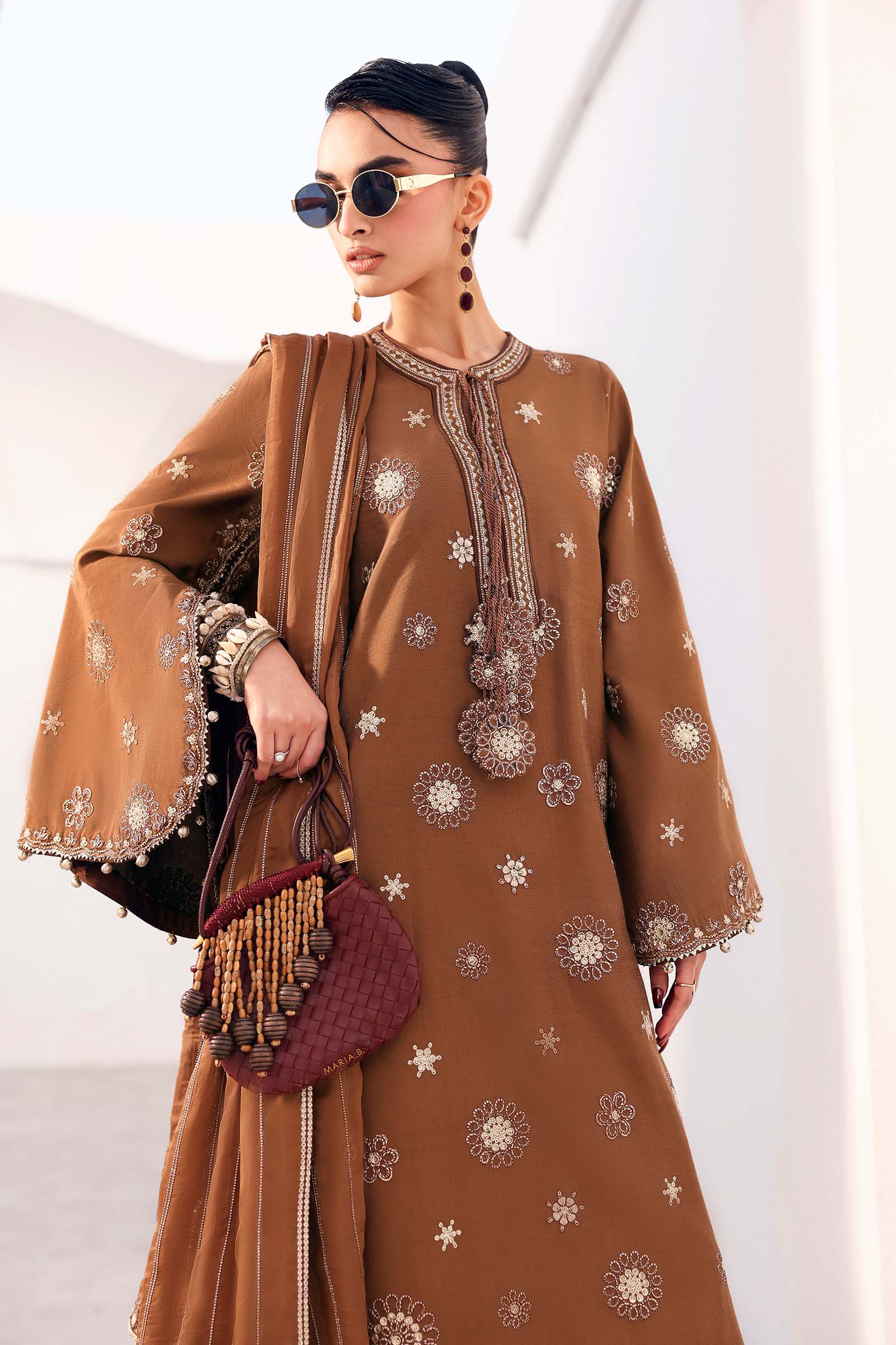Maria.B. - Embroidered Tissue Staple Suit