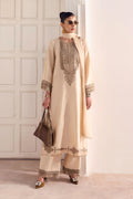 Maria.B. - 3 Piece Embroidered Self Tassel Silk Suit