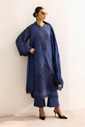 Maria.B. - Embroidered Raw Silk Suit