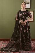 "Mirha Collections Nureh NEL-95A luxury collection intricately embroidered heavily embellished formal suit set with trousers and dupatta."