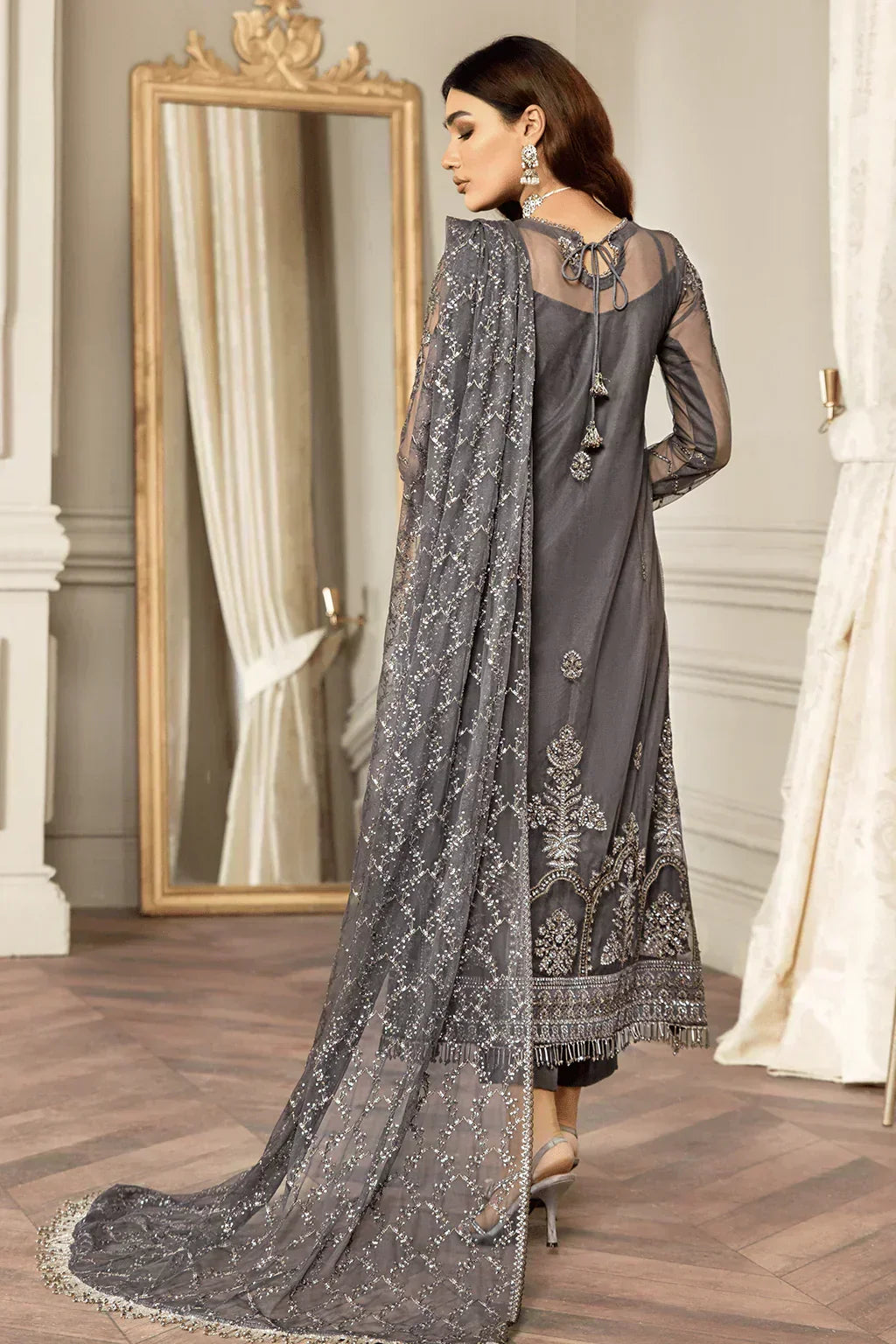 Zarif | Mehroz Formals | Storm Black - Mirha Collections