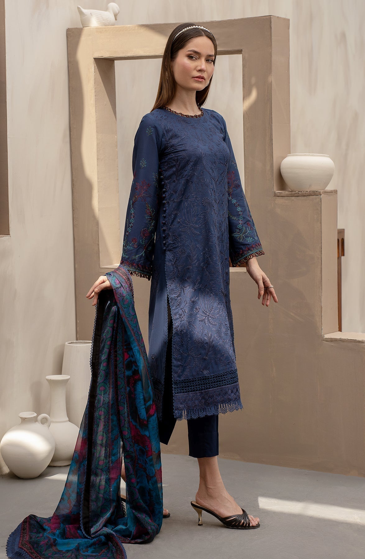 Zarif | Festive Lawn | ZFL 08 SEEMAL - Mirha Collections