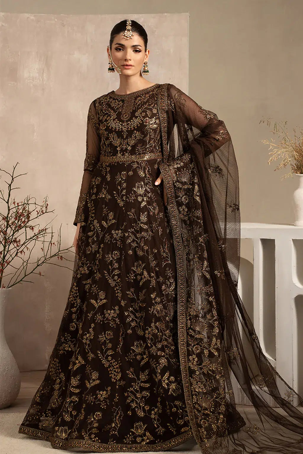 Zarif | Naqsh Festive Formals 23 | ZRN 01 SIYAH - Mirha Collections