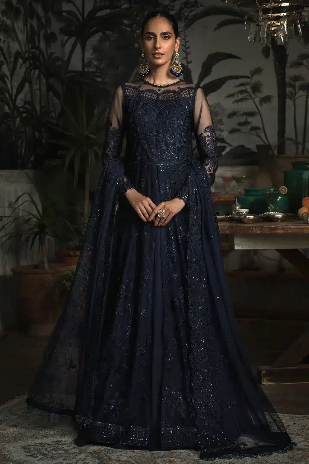Zarif | LA ROSELLA Formals | ZLR 08 STARRY - Mirha Collections