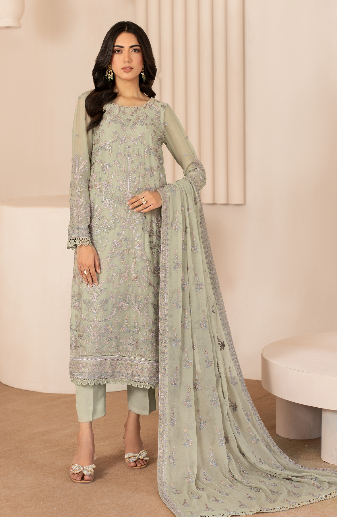 Zarif | Chiffon Edit | ZL 04 AFSA - Mirha Collections