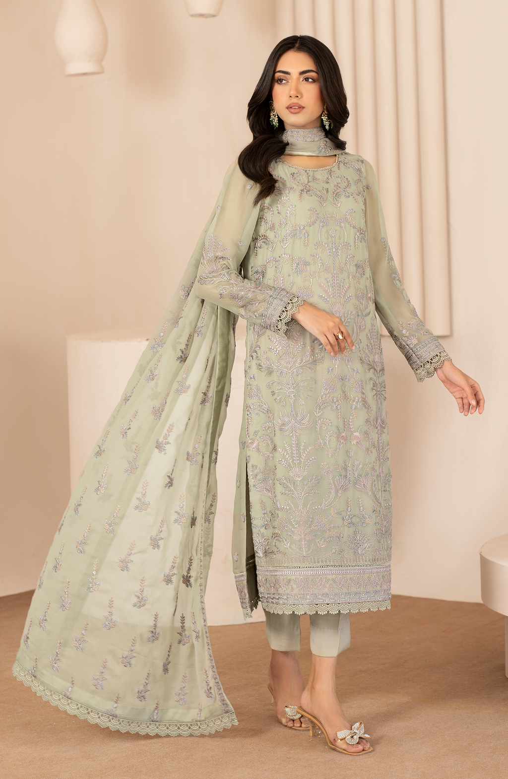Zarif | Chiffon Edit | ZL 04 AFSA - Mirha Collections