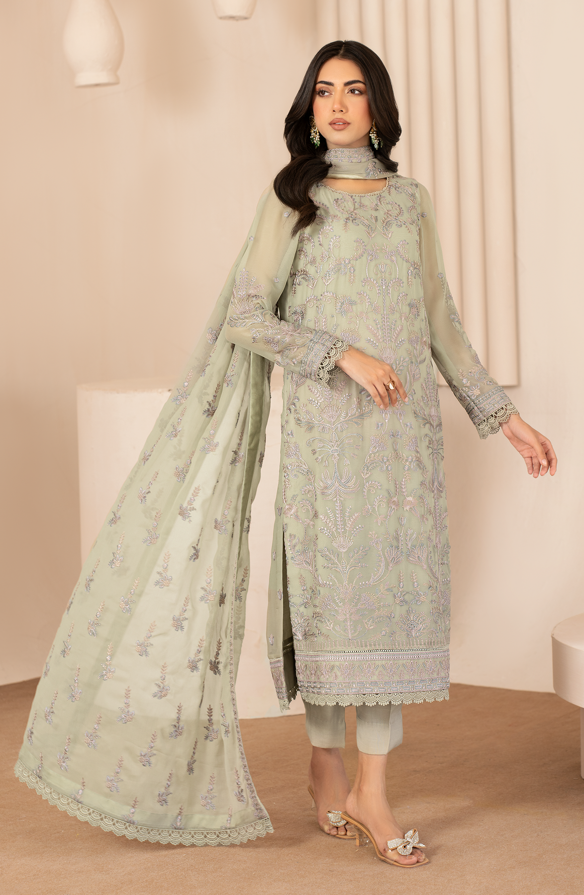 Zarif | Chiffon Edit | ZL 04 AFSA - Mirha Collections