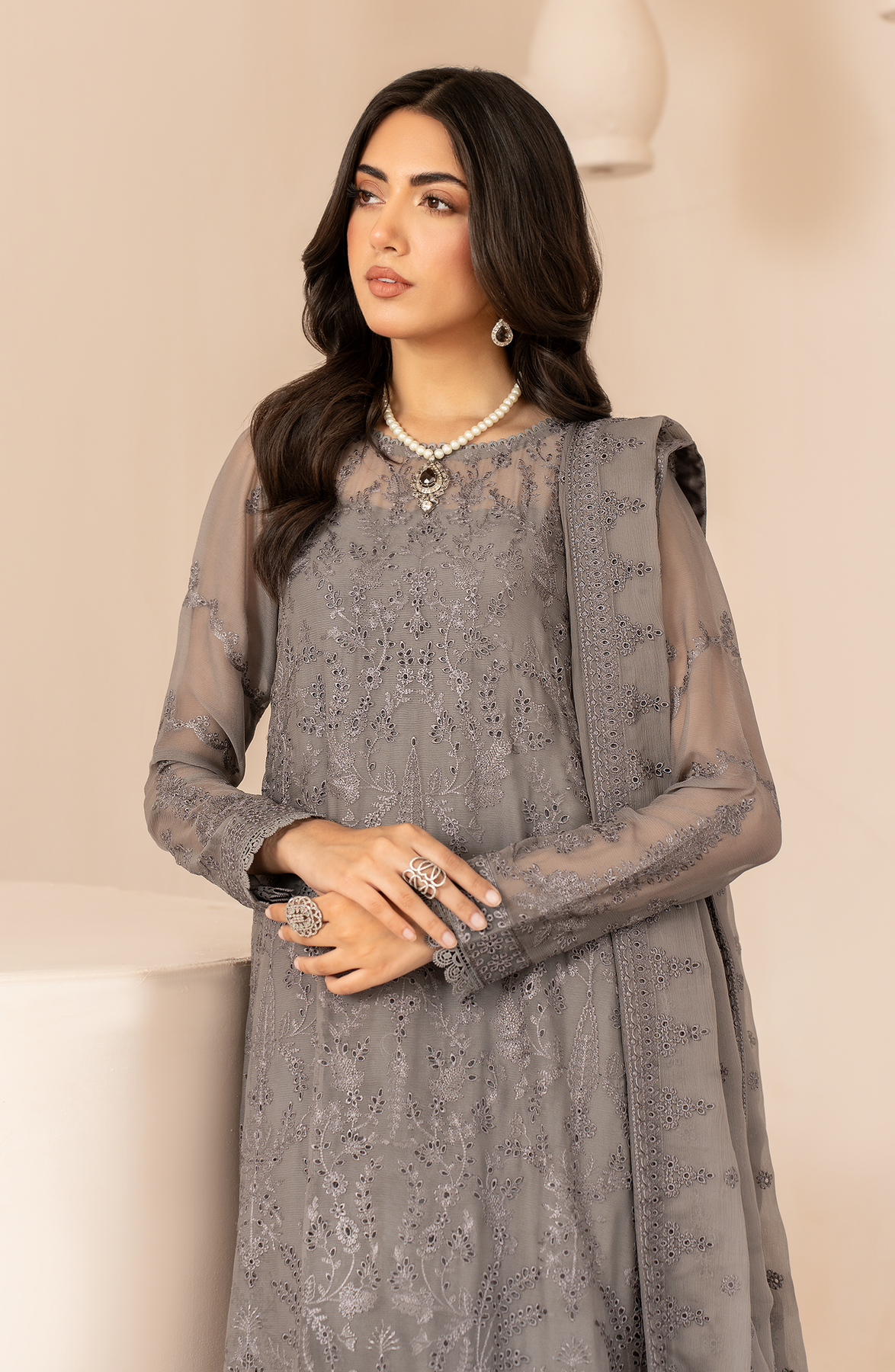 Zarif | Chiffon Edit | ZL 05 AYMAH - Mirha Collections
