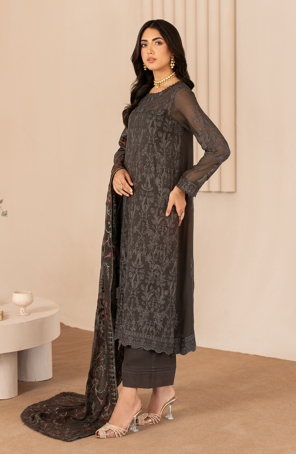 Zarif | Chiffon Edit | ZL 01 FAHIMA - Mirha Collections