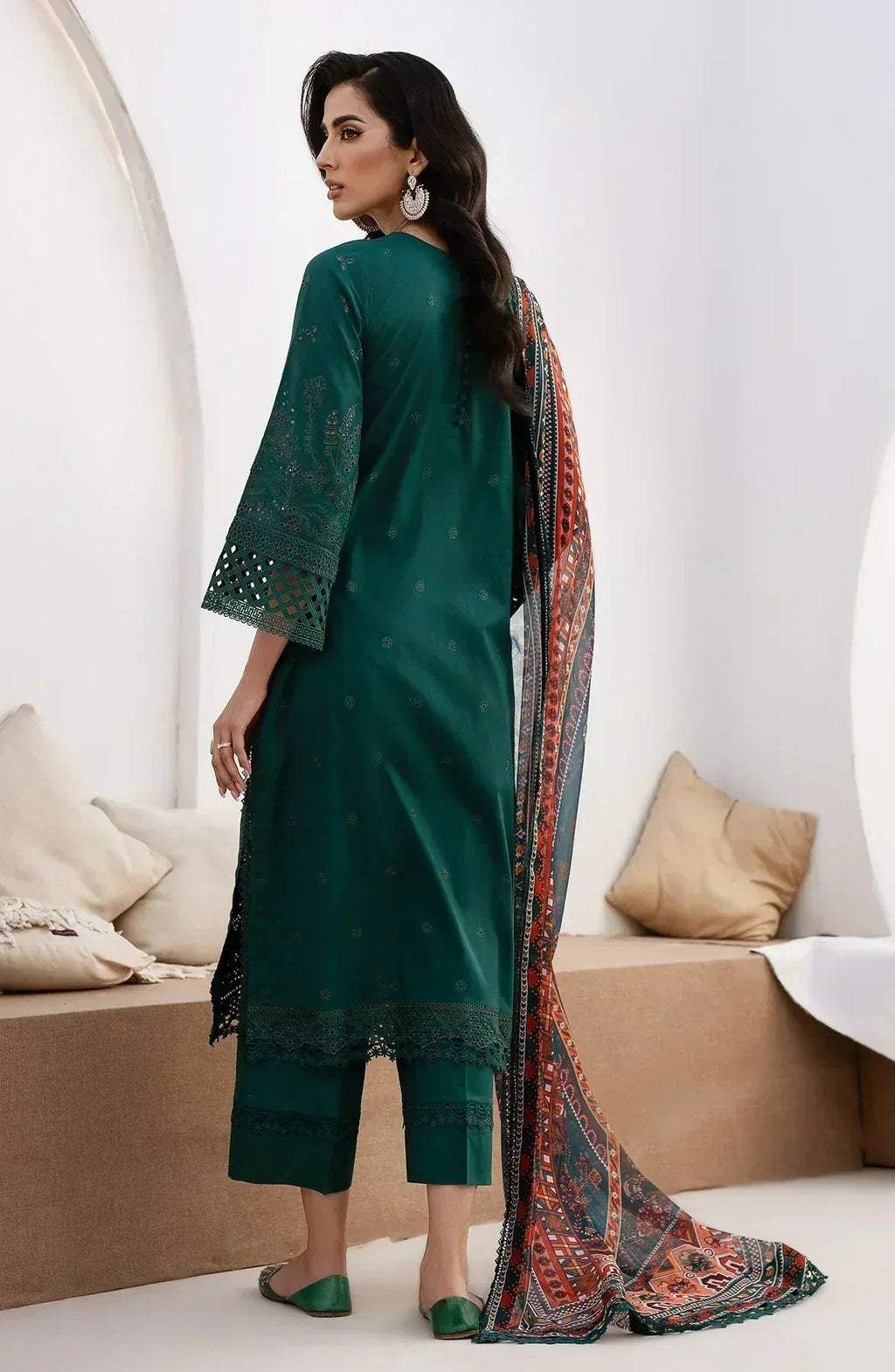 Zarif | Eid Lawn 24| ZL 01 MAPLE - Mirha Collections
