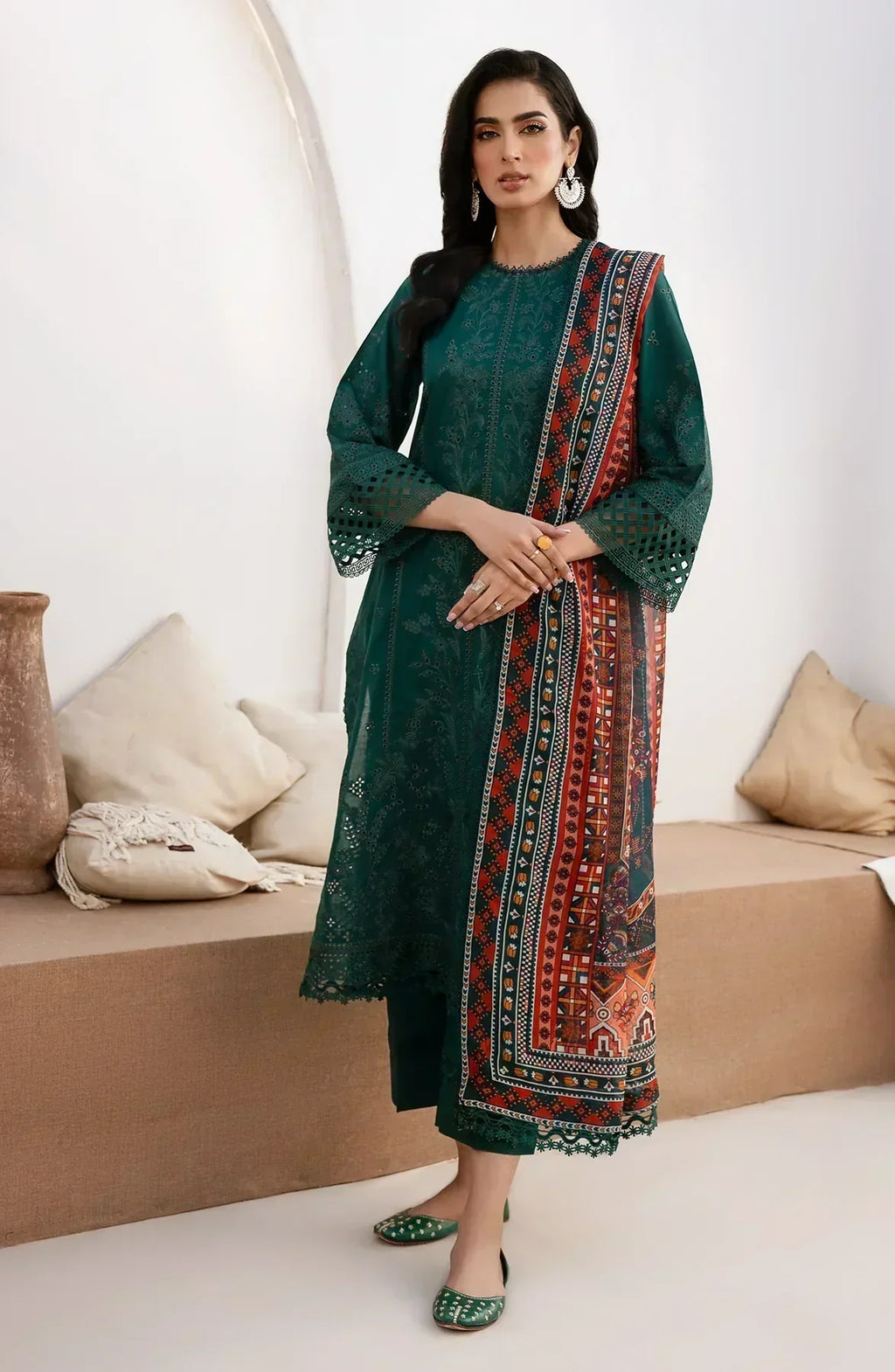 Zarif | Eid Lawn 24| ZL 01 MAPLE - Mirha Collections