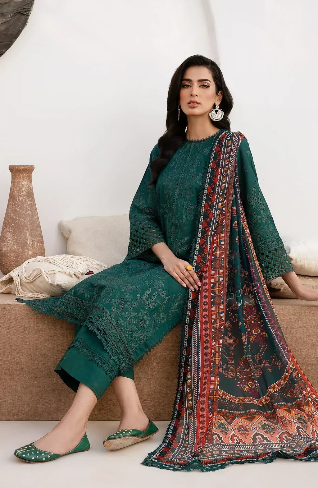 Zarif | Eid Lawn 24| ZL 01 MAPLE - Mirha Collections