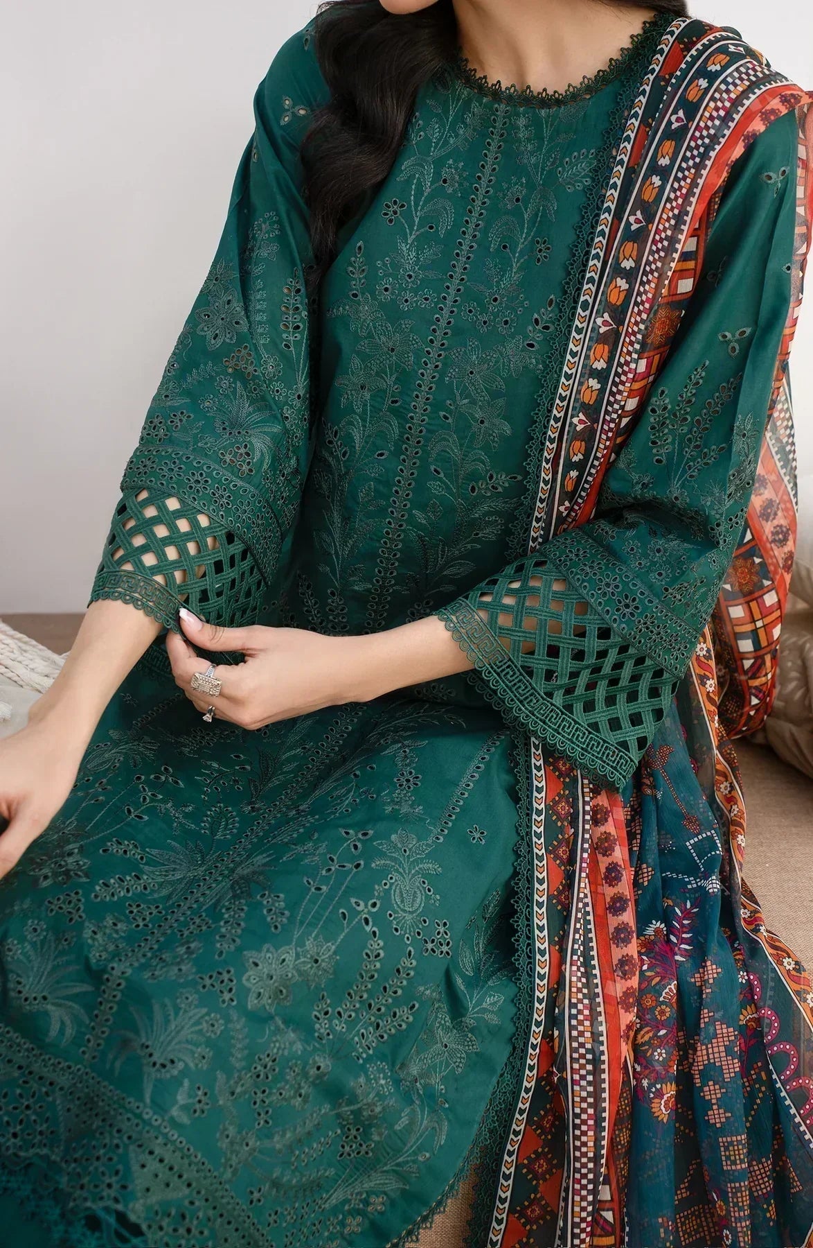 Zarif | Eid Lawn 24| ZL 01 MAPLE - Mirha Collections