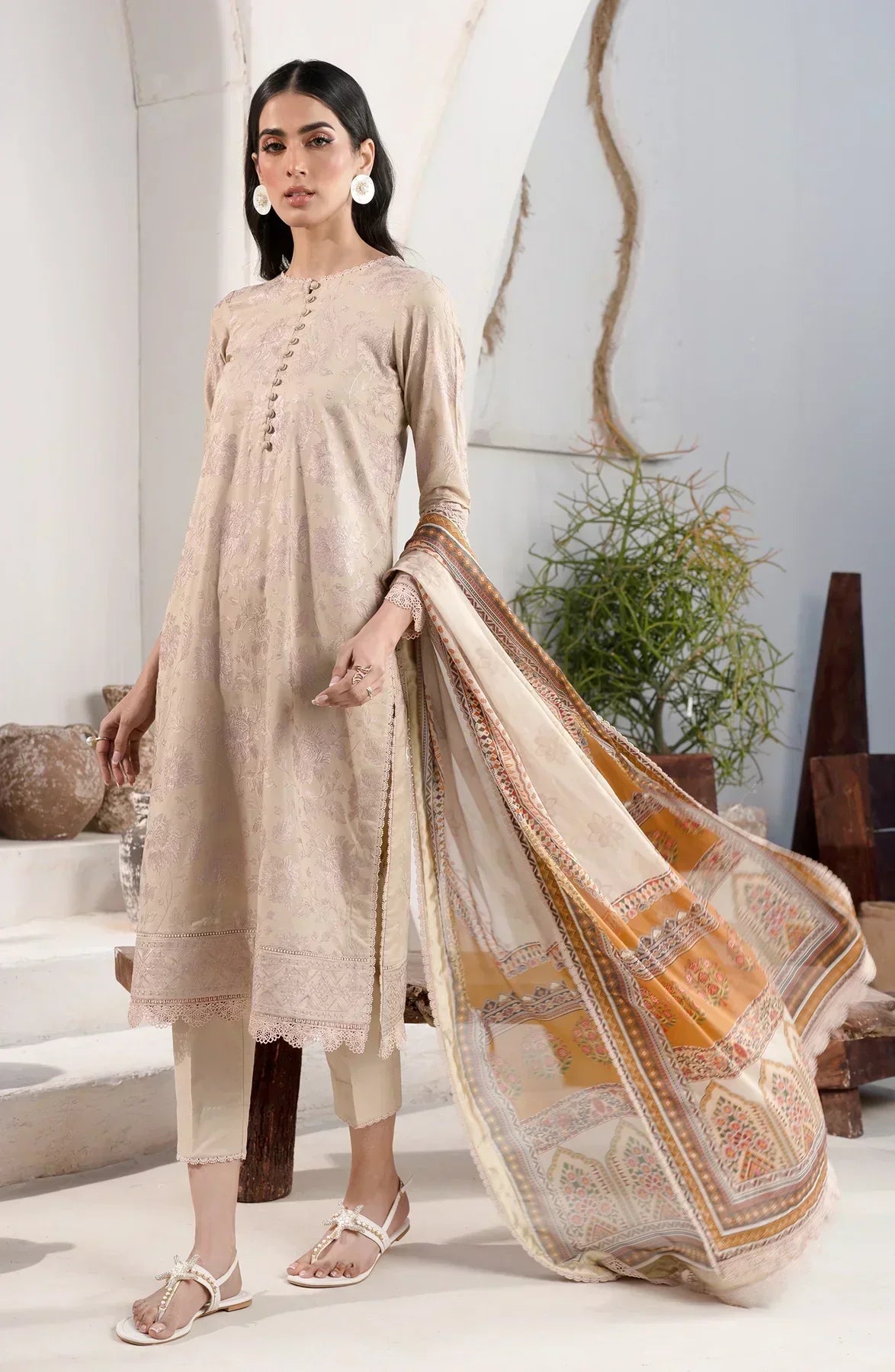 Zarif | Eid Lawn 24| ZL 08 DIVAH - Mirha Collections