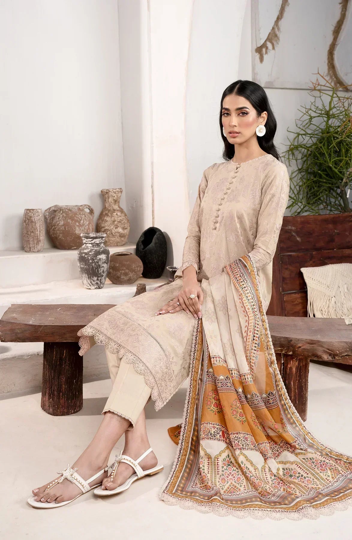 Zarif | Eid Lawn 24| ZL 08 DIVAH - Mirha Collections