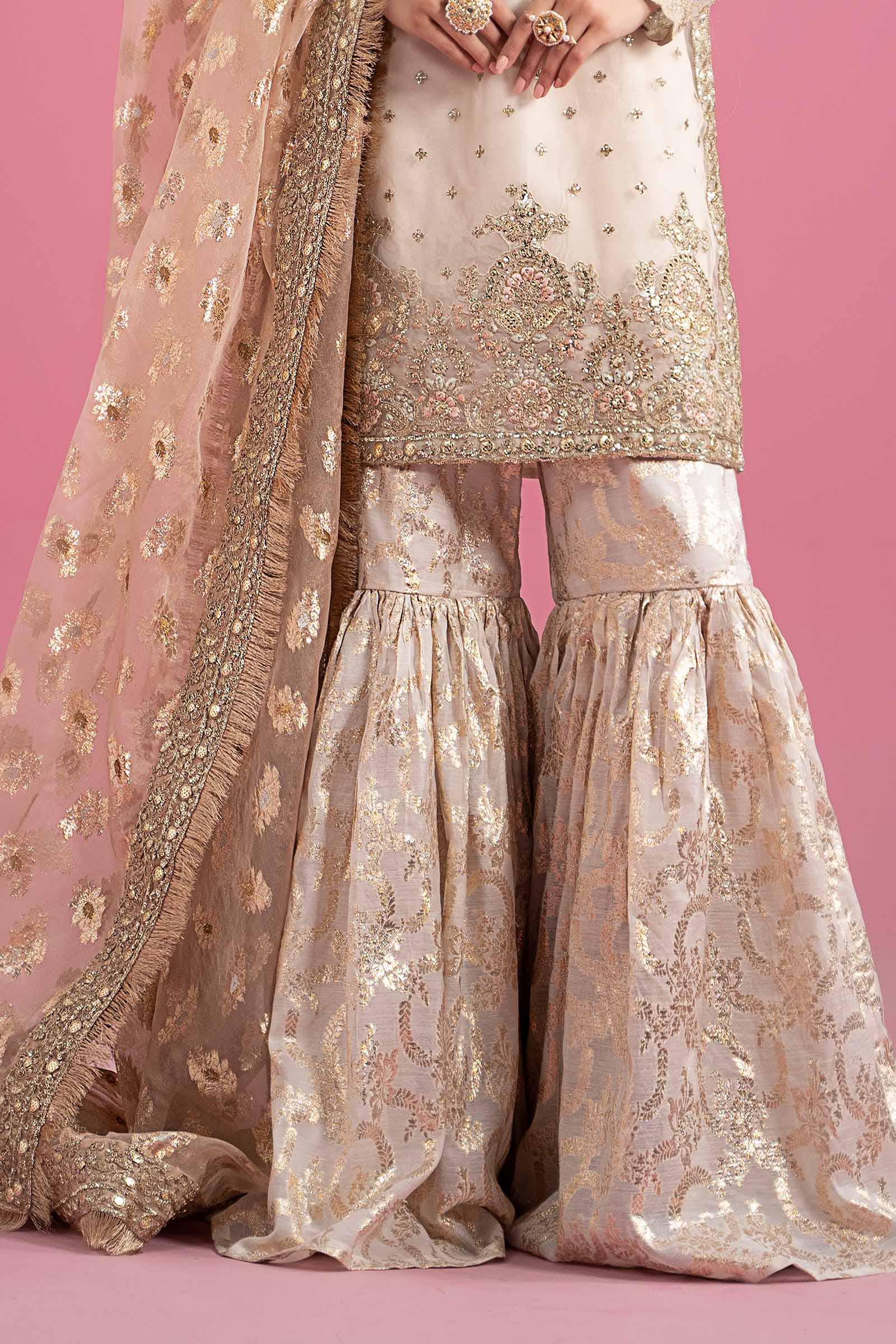 Maria.B. - 3 Piece Embroidered Organza Suit