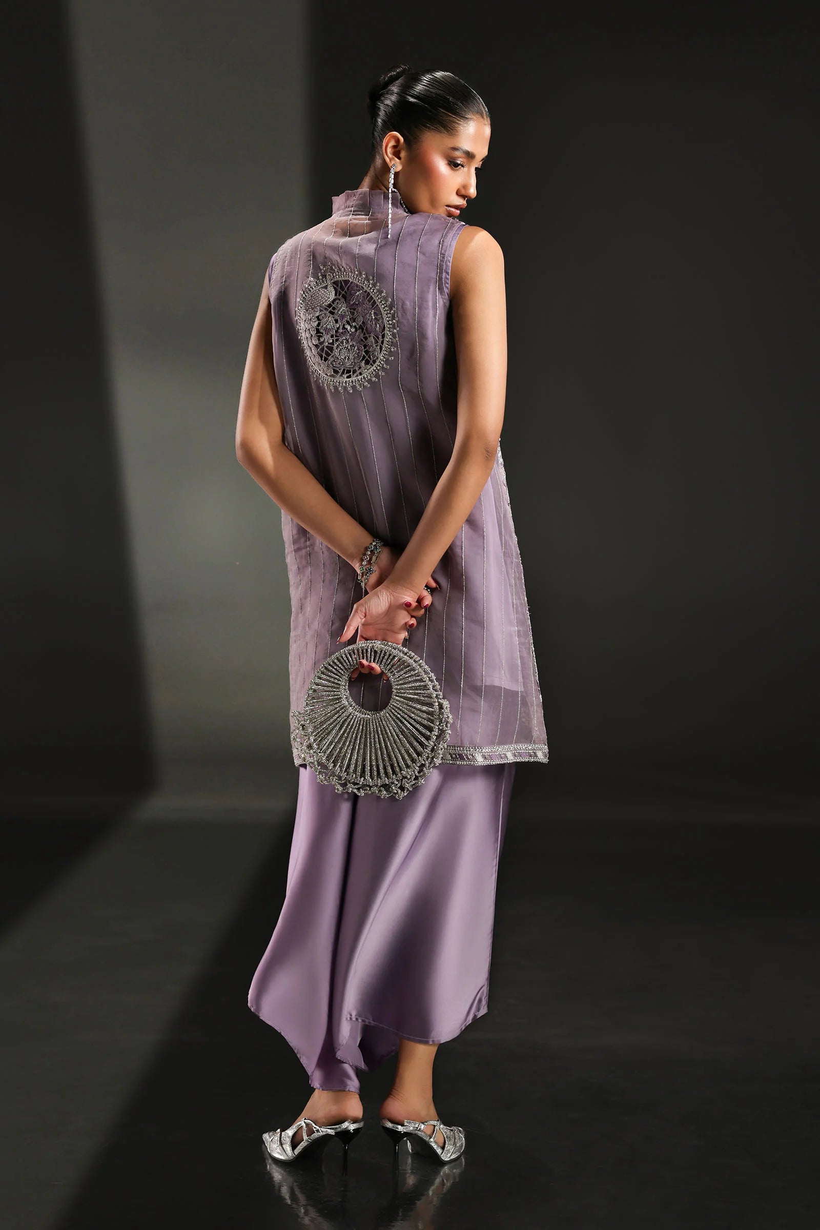 Maria.B. - 3 Piece Embroidered Organza Suit