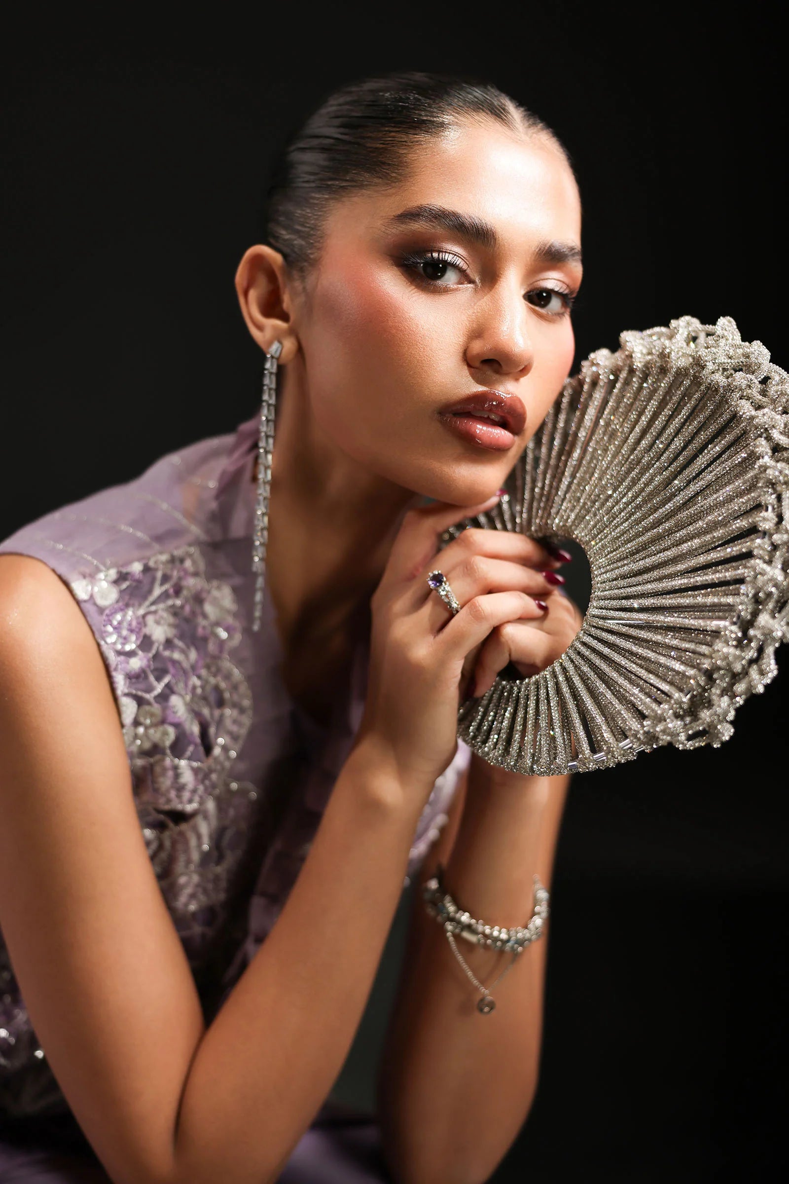 Maria.B. - 3 Piece Embroidered Organza Suit