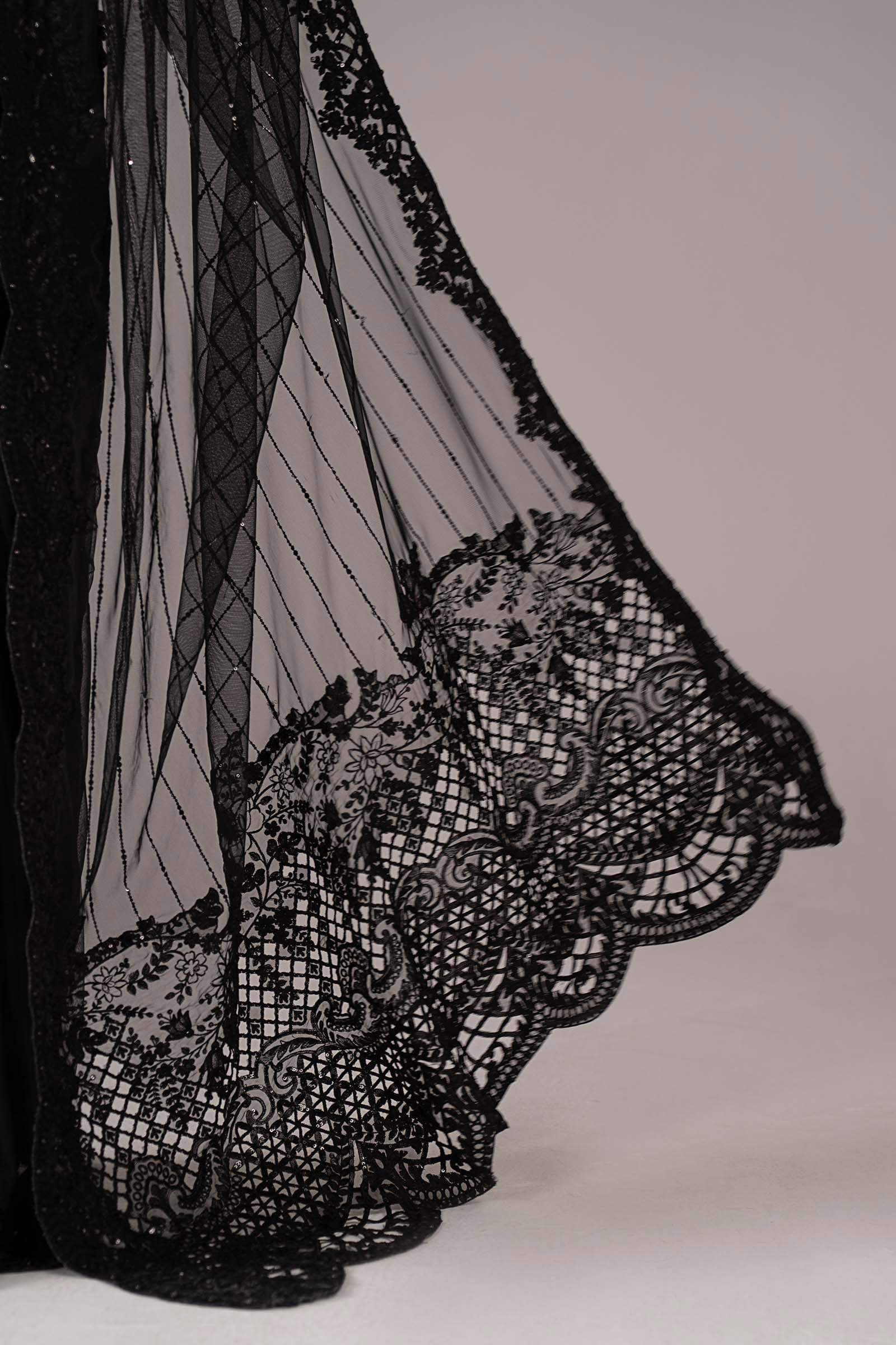 Maria.B. - Embroidered Net Saree