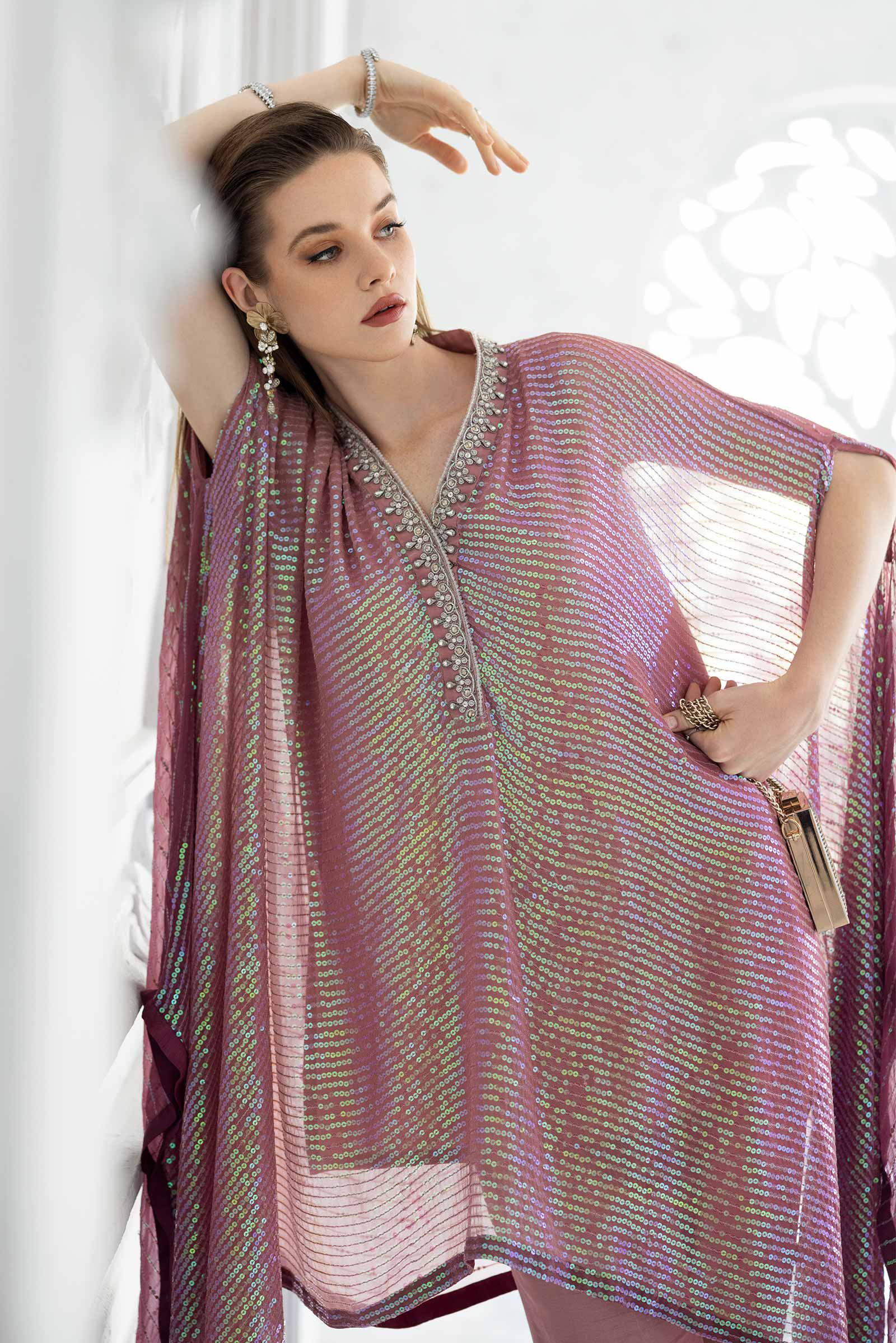 Maria.B - Embroidered Chiffon Suit