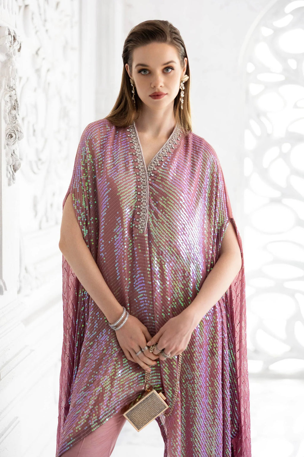 Maria.B - Embroidered Chiffon Suit
