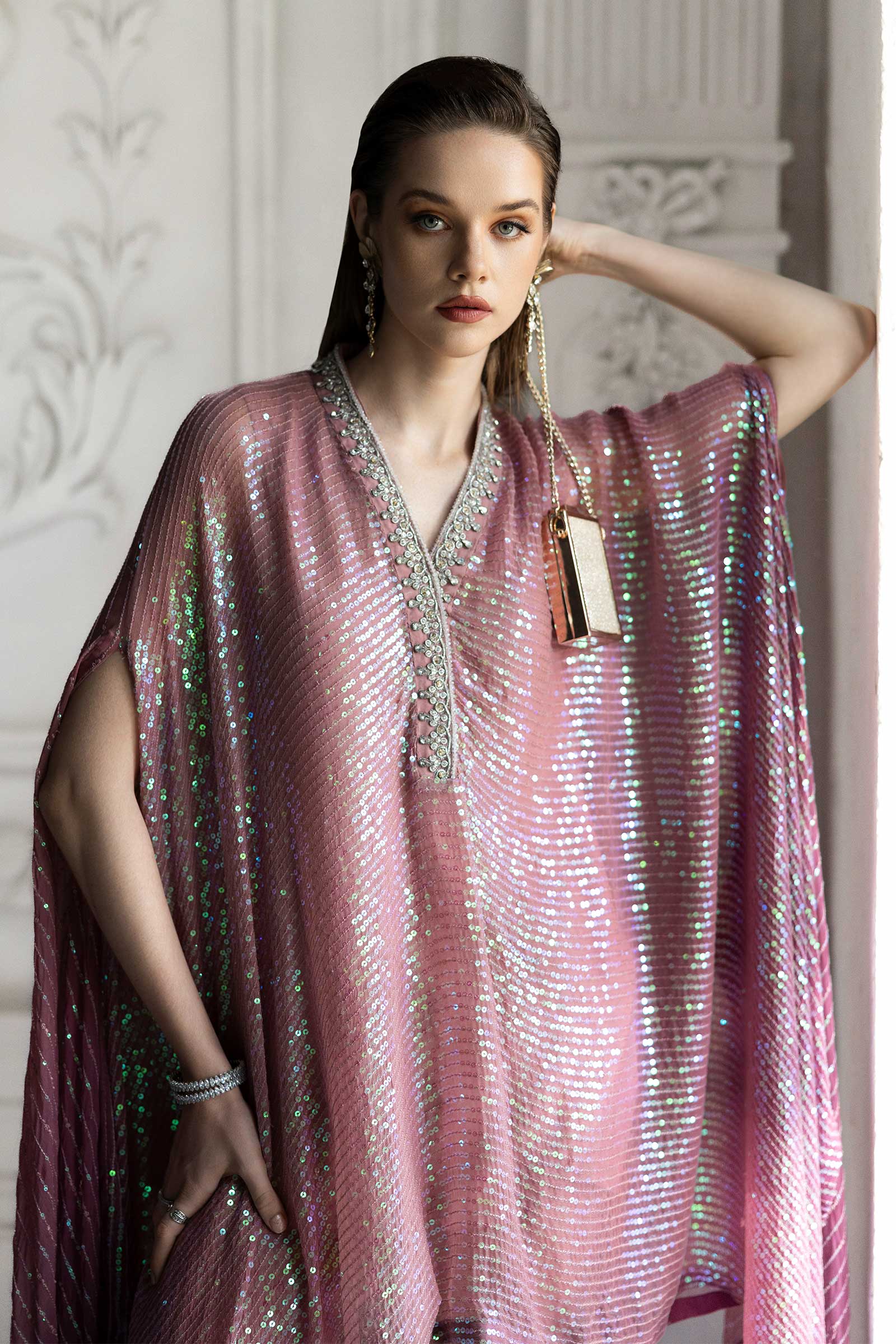 Maria.B - Embroidered Chiffon Suit