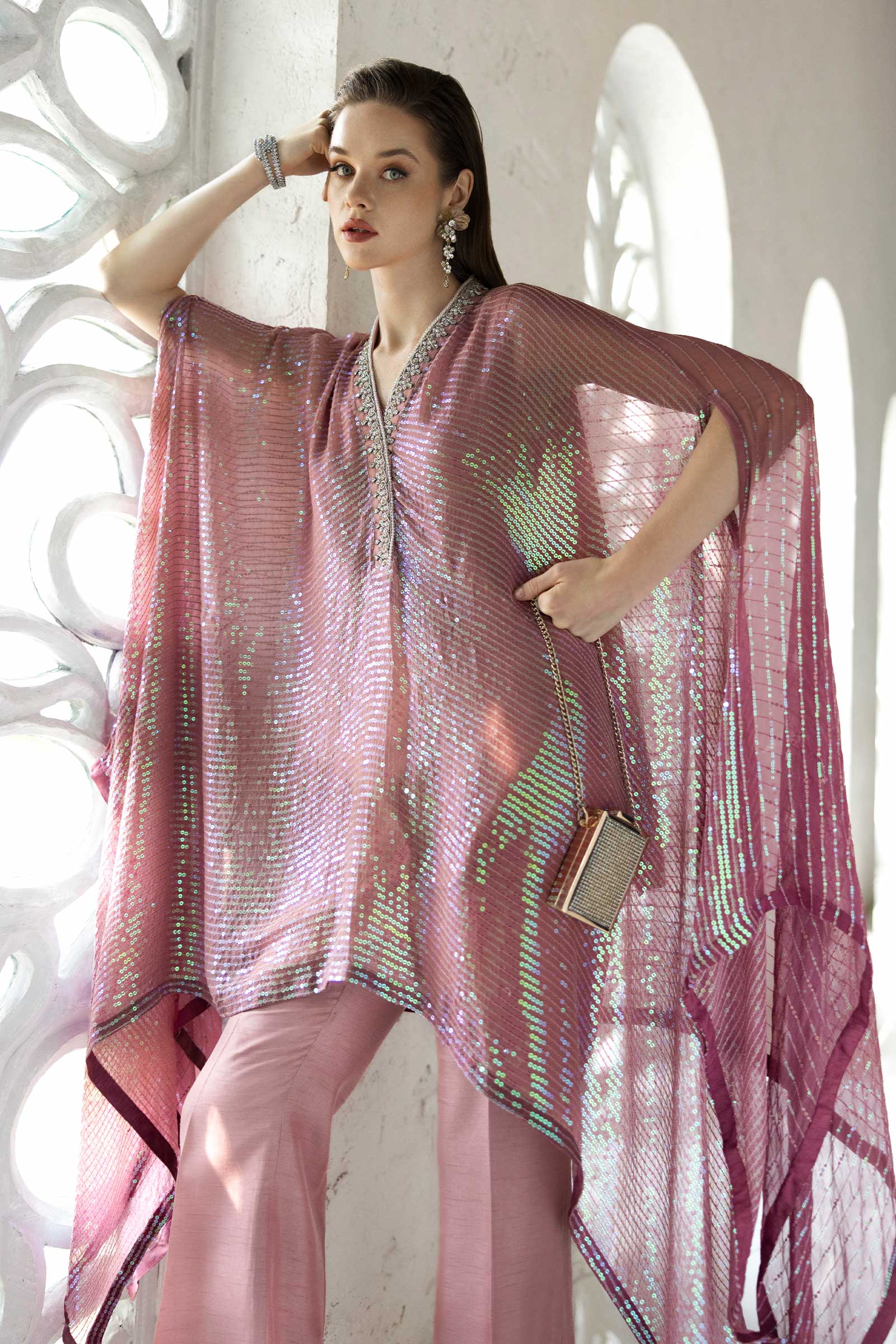 Maria.B - Embroidered Chiffon Suit