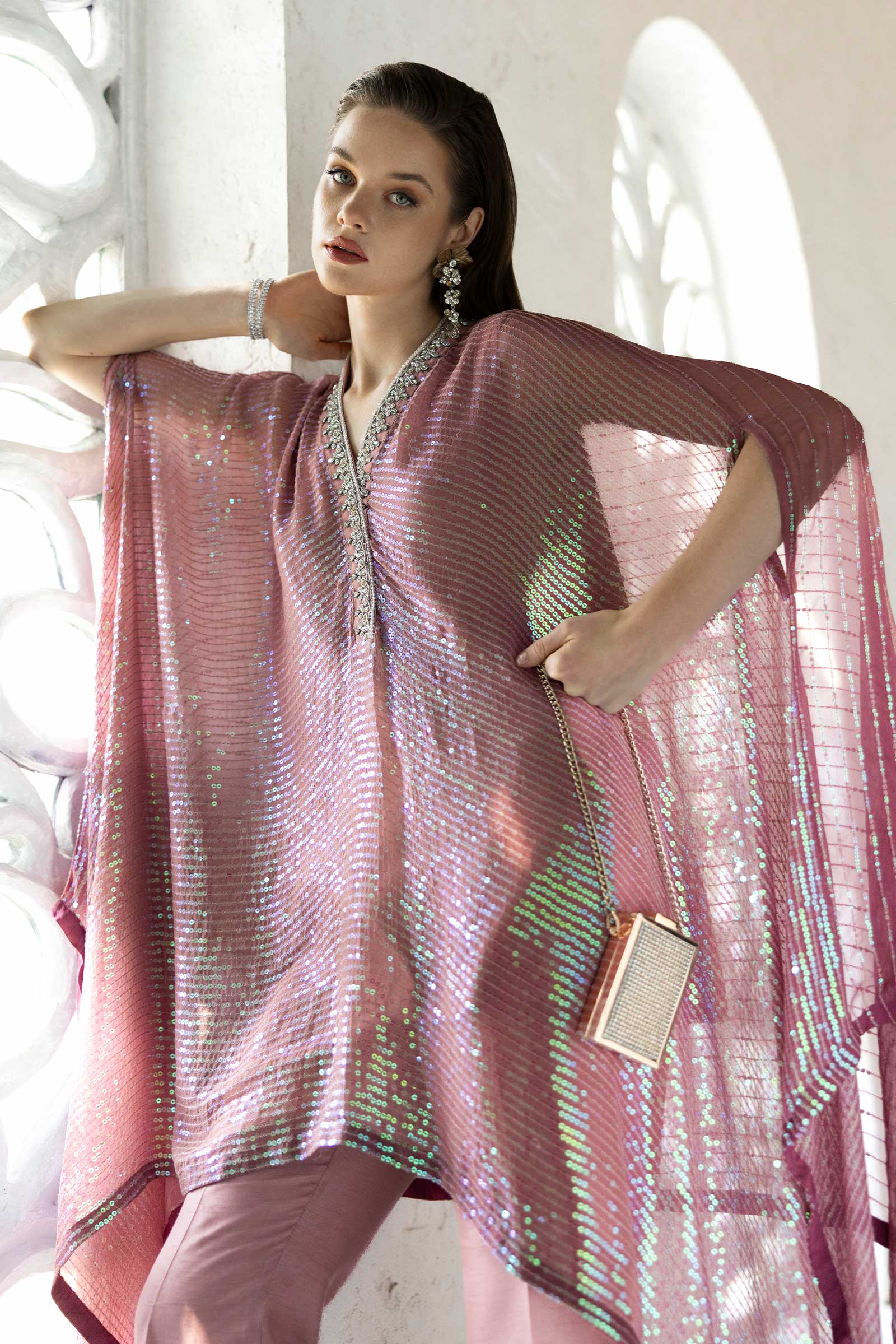 Maria.B - Embroidered Chiffon Suit