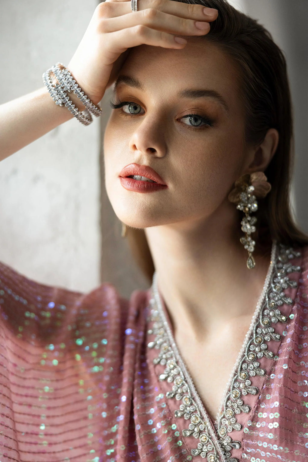 Maria.B - Embroidered Chiffon Suit