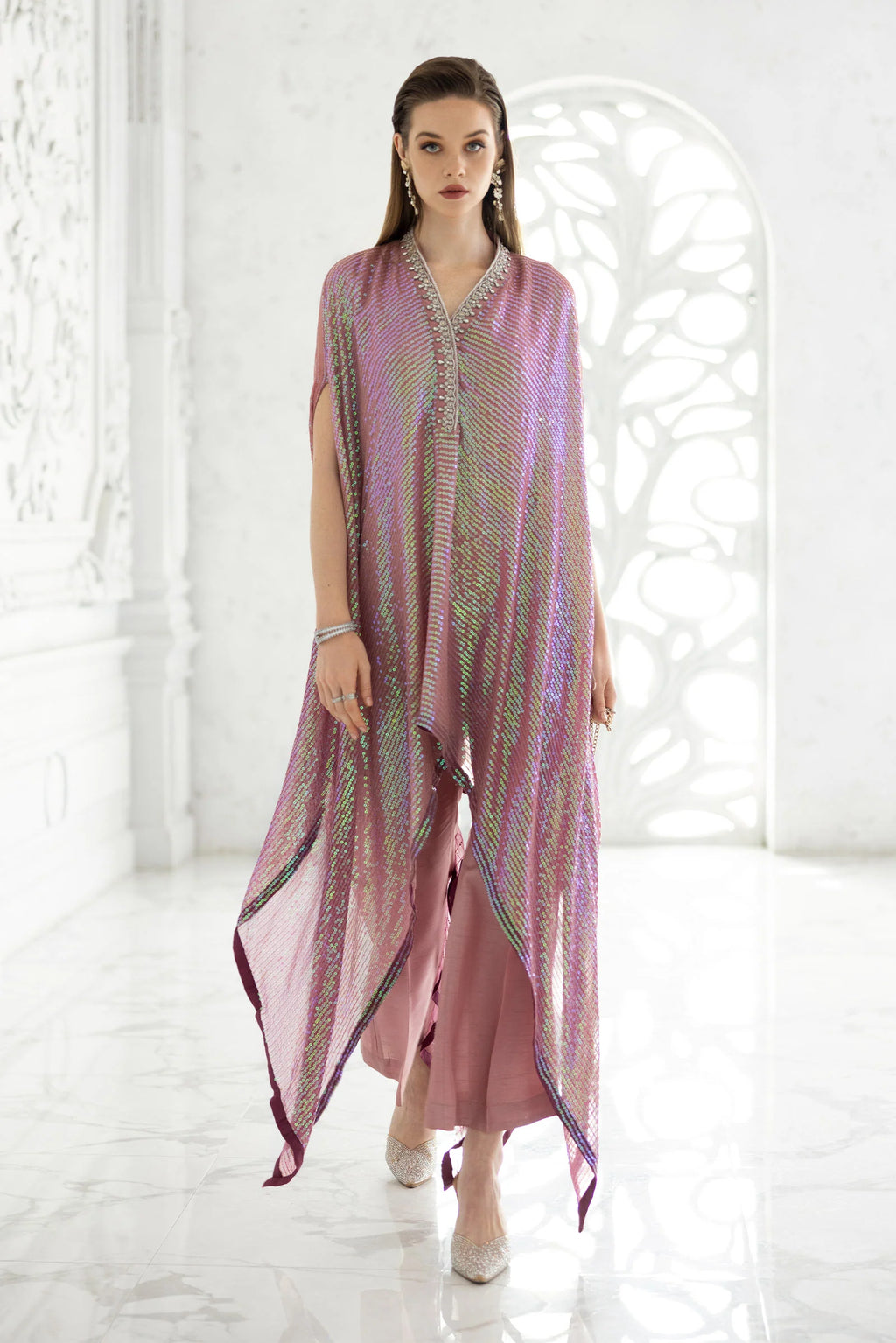 Maria.B - Embroidered Chiffon Suit