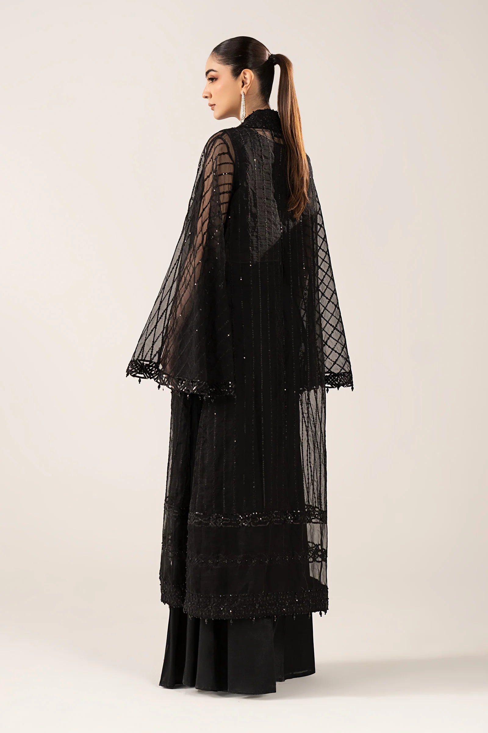 Maria.B. - 3 Piece Embroidered Organza Suit