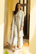 Maria.B. - Embroidered Raw Silk Suit