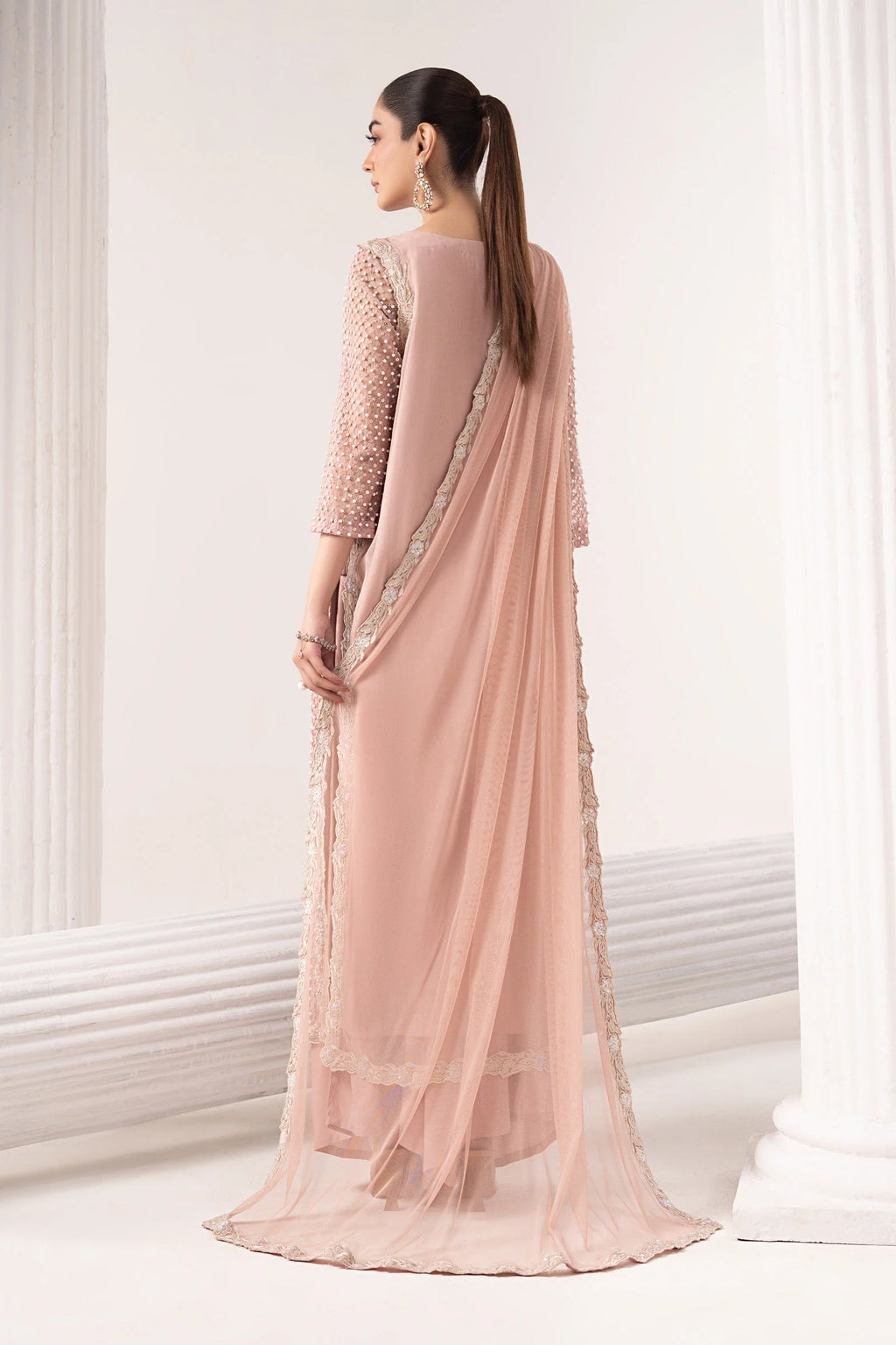Maria.B. - 3 Piece Embroidered Organza Suit