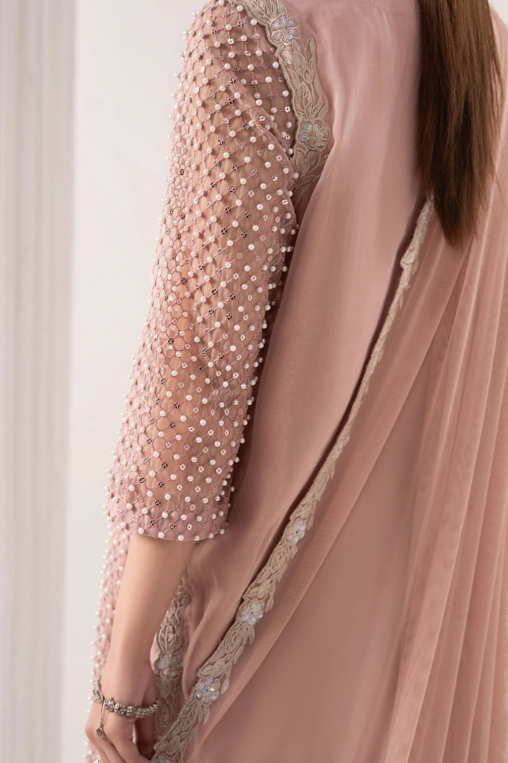 Maria.B. - 3 Piece Embroidered Organza Suit
