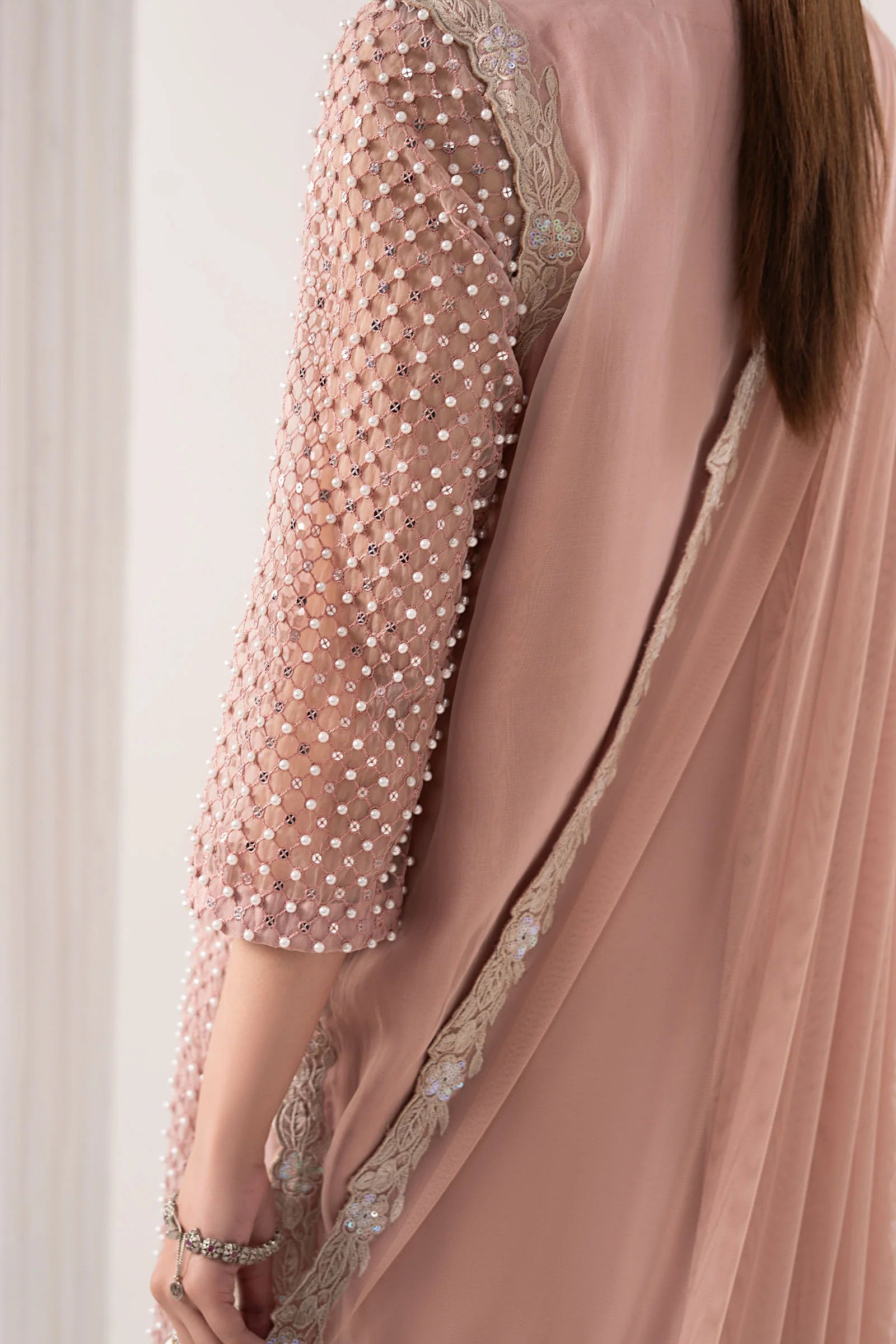 Maria.B. - 3 Piece Embroidered Organza Suit